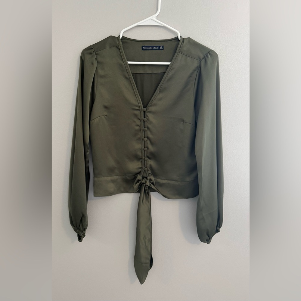 Olive Green Blouse
